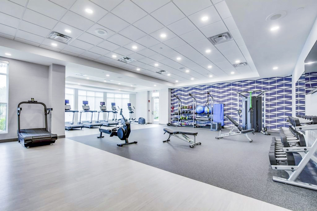 hotel fitness center renovated