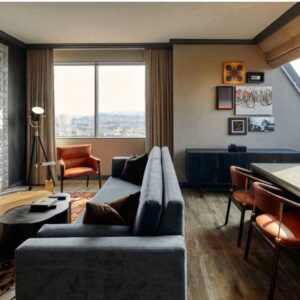 apartment living room in vanderbilt