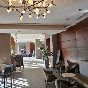 hotel lobby/dining area in reston virginia