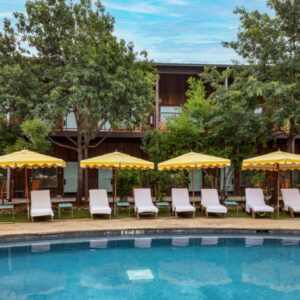 pool side at hotel in austin texas